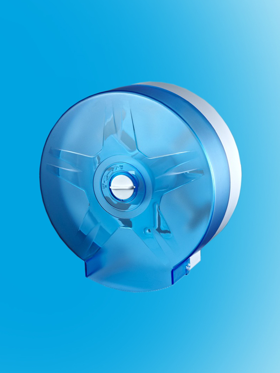 紙巾盒A08透明藍