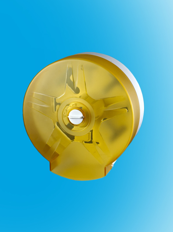 紙巾盒A08透明黃